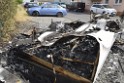 Wohnwagen abgebrannt Koeln Porz Langel Jakob Engelstr P43
